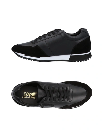 Shop Class Roberto Cavalli Sneakers In Black