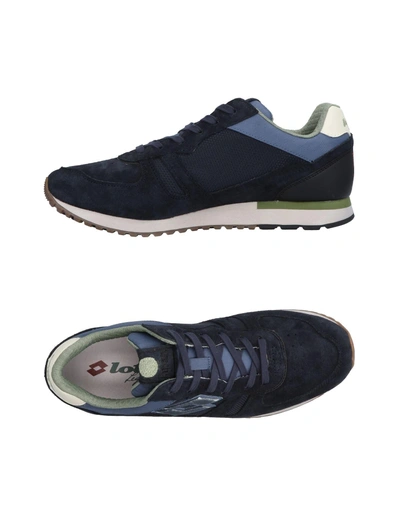 Shop Lotto Leggenda Sneakers In Dark Blue