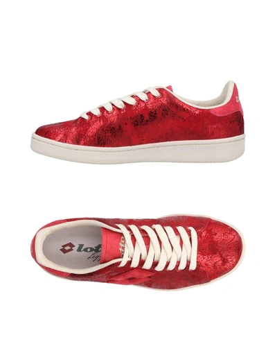Shop Lotto Leggenda Sneakers In Red