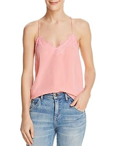 Shop Cami Nyc The Racer Silk Cami In Peony