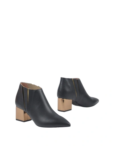 Shop Pollini Ankle Boots In Black