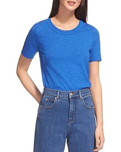 Shop Whistles Rosa Double-trimmed Tee In Blue
