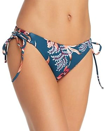 Shop Tori Praver Aida Bikini Bottom In Indo Blue