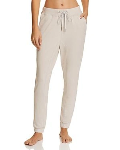 Shop Hanro Balance Lounge Drawstring Sweatpants In Sandshell