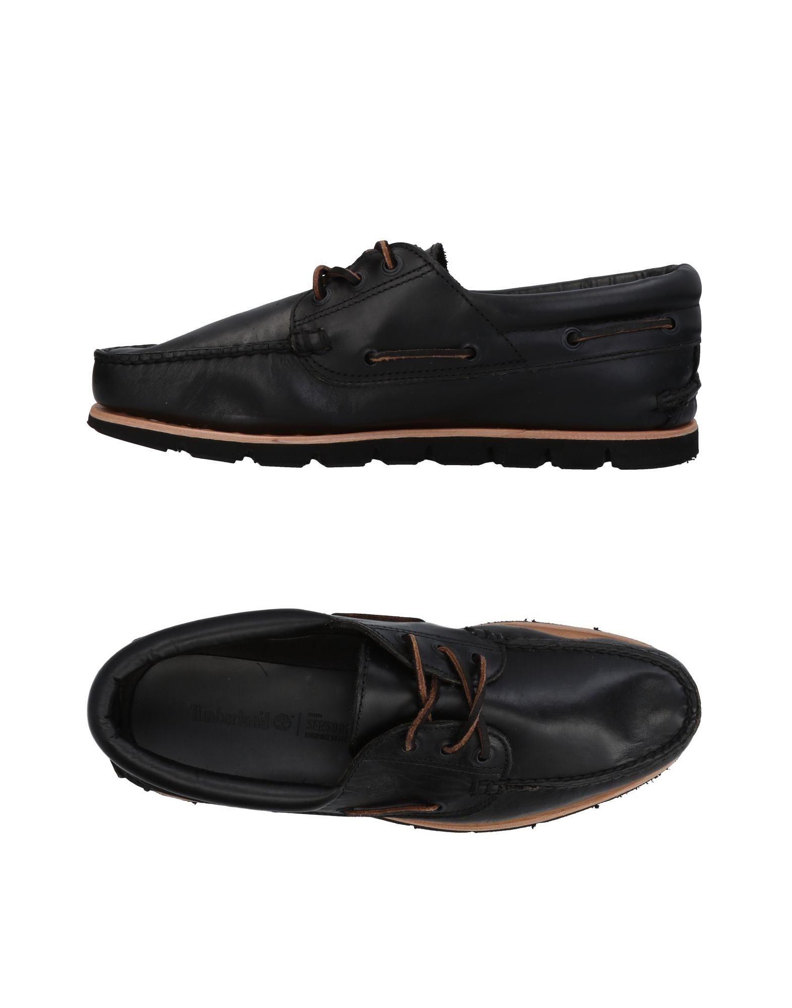 timberland black loafers