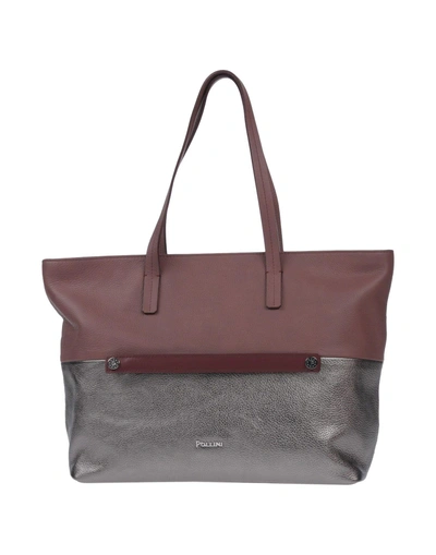 Shop Pollini Handbag In Light Brown