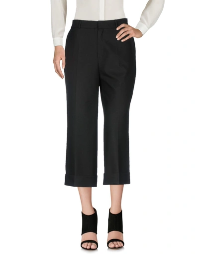 Shop Wesc Cropped Pants & Culottes In Black