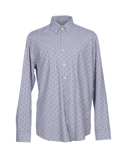 Shop Etro Patterned Shirt In Dark Blue