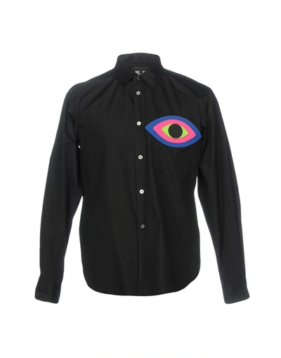 Shop Comme Des Garçons Homme Deux Shirts In Black