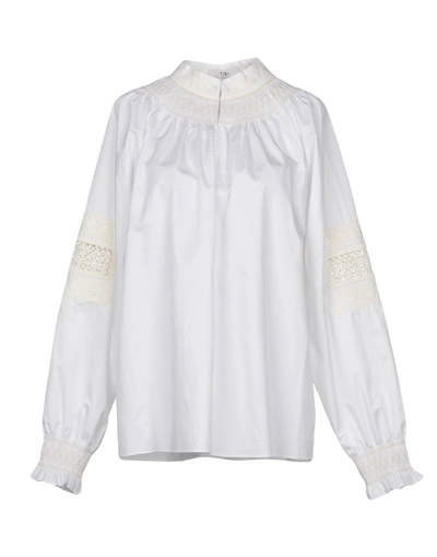 Shop Tibi Blouses In White