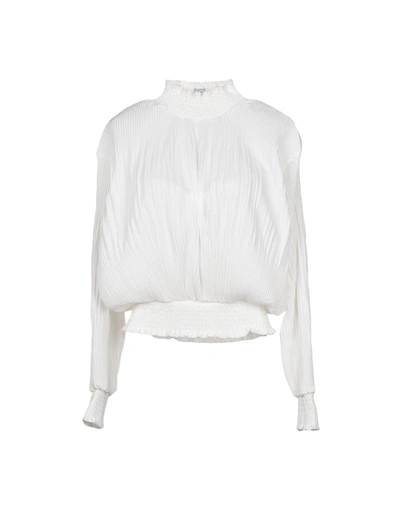 Shop Brigitte Bardot Blouse In Ivory