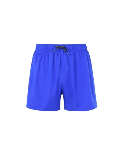 Shop Nike "vital 4" Volley Short " Man Swim Trunks Bright Blue Size L Polyester