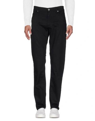 Shop Bikkembergs Denim Pants In Black