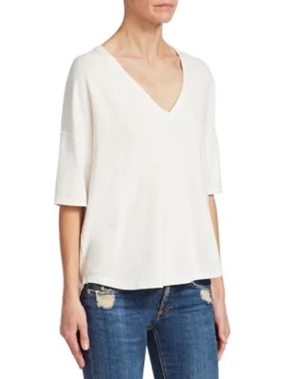 Shop Rag & Bone Phoenix V-neck Tee In White