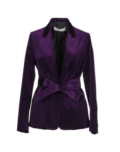 Shop Golden Goose Blazer In Purple