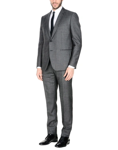 Shop Caruso Suits In Grey