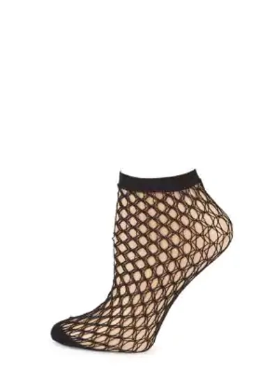 Shop Falke Fishnet Ankle Socks In Black