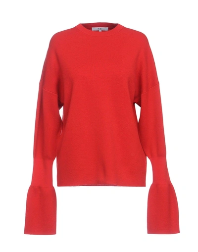 Shop Tibi Sweater In Red
