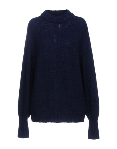 Shop Tibi Sweater In Dark Blue