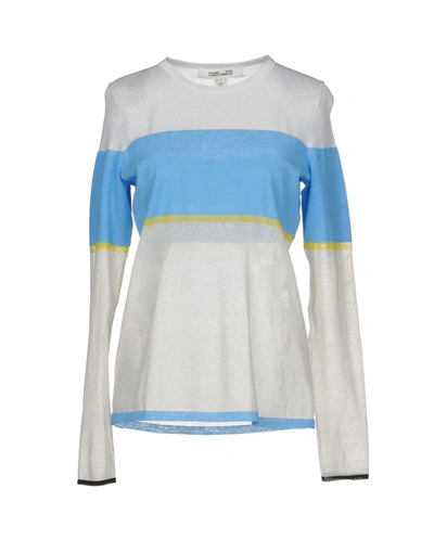 Shop Diane Von Furstenberg Sweater In White