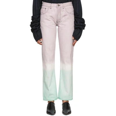 Shop Loewe Multicolor Tie-dye Jeans In 9990 Multi