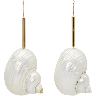 Shop Loewe Gold Snail Earrings