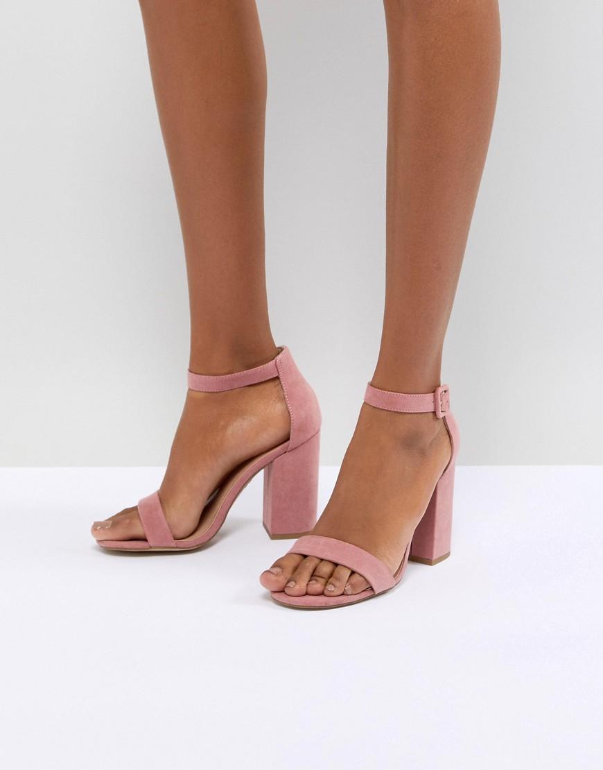 new look pink sandals