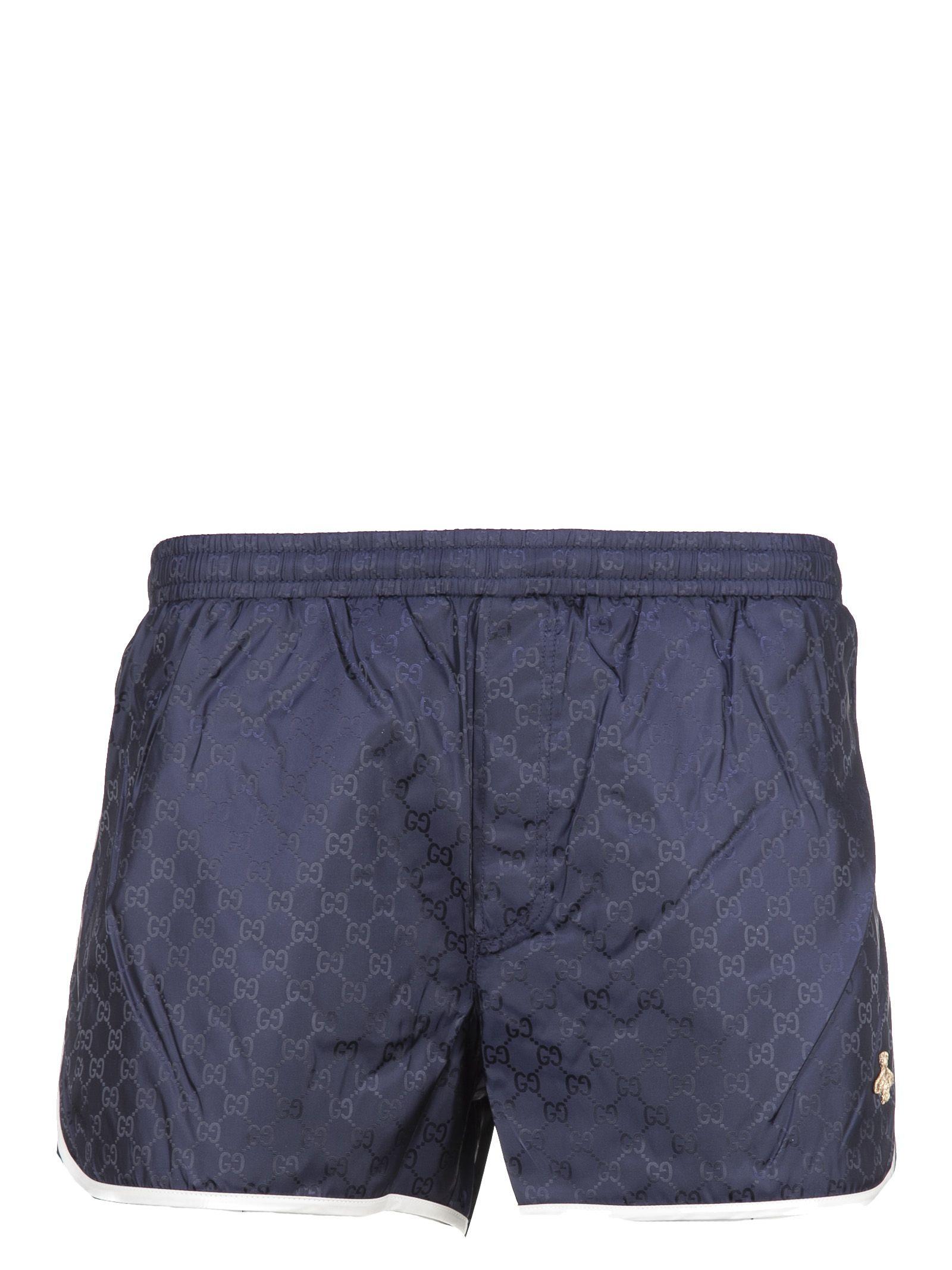 Gucci Gg Monogram Swim Shorts In 