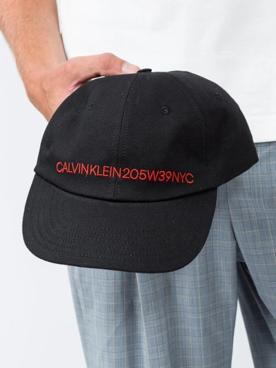 Shop Calvin Klein 205w39nyc Embroidered Logo Hat