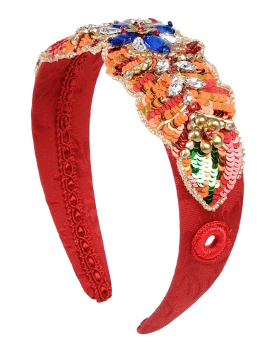 Shop Dolce & Gabbana Hair Accessory In Red