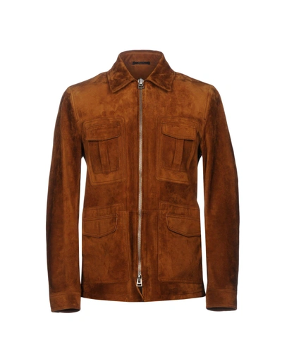 Shop Tom Ford Jackets In Brown