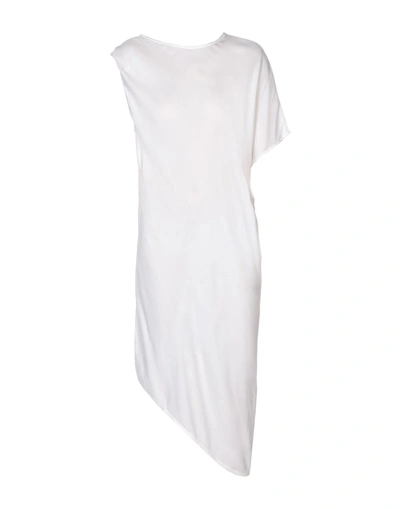 Shop Ann Demeulemeester Knee-length Dresses In Ivory