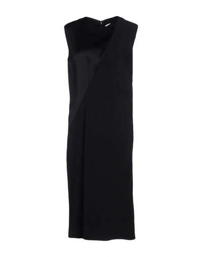 Shop Jil Sander Knee-length Dress In Black