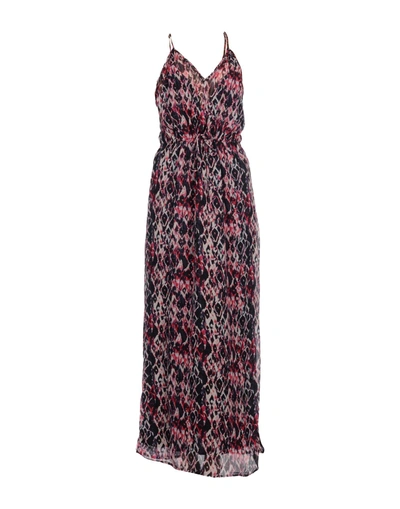 Shop Iro Long Dresses In Fuchsia