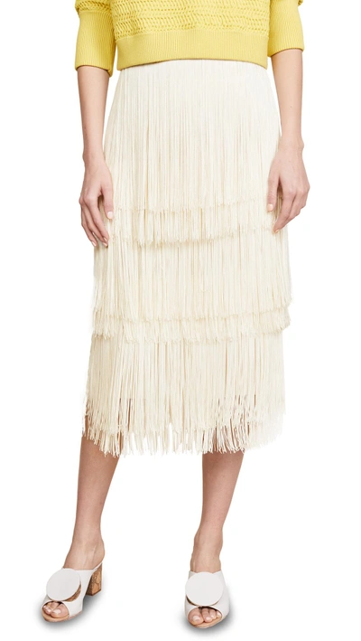 Shop Rachel Comey Gyre Skirt In Ivory