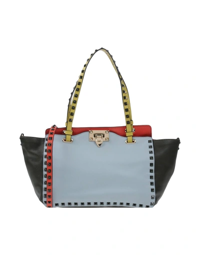 Shop Valentino Handbags In Sky Blue