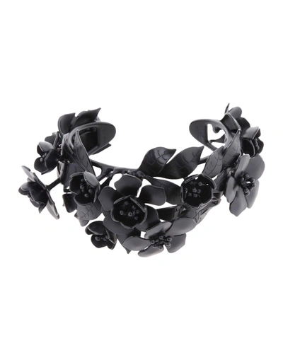 Shop Valentino Bracelets In Black