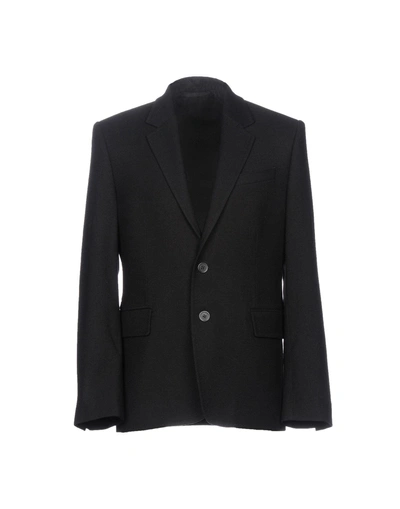 Shop Ann Demeulemeester Blazers In Black