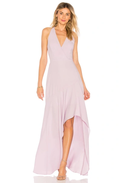 Shop Bcbgmaxazria Obree Halter Dress In Lavender