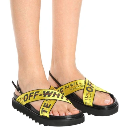 Shop Off-white Industrial Belt Sandals