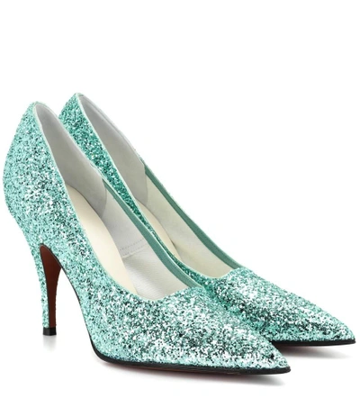Victoria Beckham Dorothy Gllitter embellishment Court Shoes In