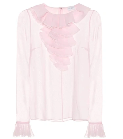 Shop Giambattista Valli Silk Top In Female