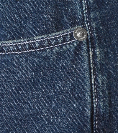 Shop Loewe Cropped Straight-leg Jeans