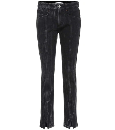 Shop Givenchy Straight-leg Jeans In Black