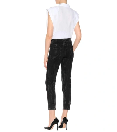 Shop Givenchy Straight-leg Jeans In Black