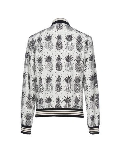Shop Dolce & Gabbana Man Jacket White Size 42 Polyester