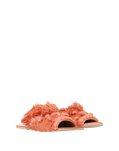 Shop Free People Sandals In Rust