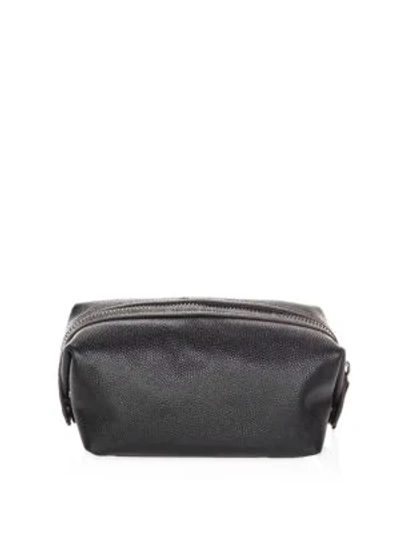 Shop Uri Minkoff Simple Leather Dopp Kit In Black