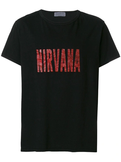 Shop Yohji Yamamoto Nirvana T-shirt