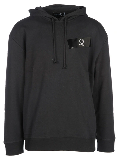 Shop Fred Perry Raf Simons Hooded In Black